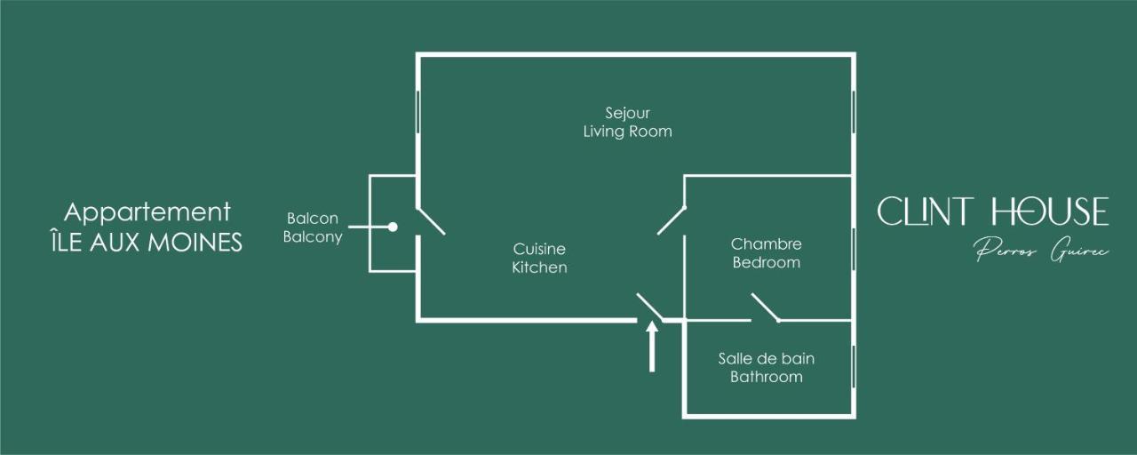 Clint House - Appartement "L'Ile Aux Moines" 佩罗斯－吉雷克 外观 照片